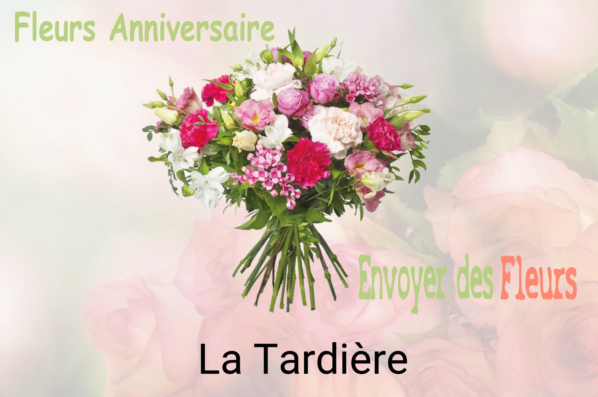 Bouquet de fleurs d’anniversaire livré à La Tardière