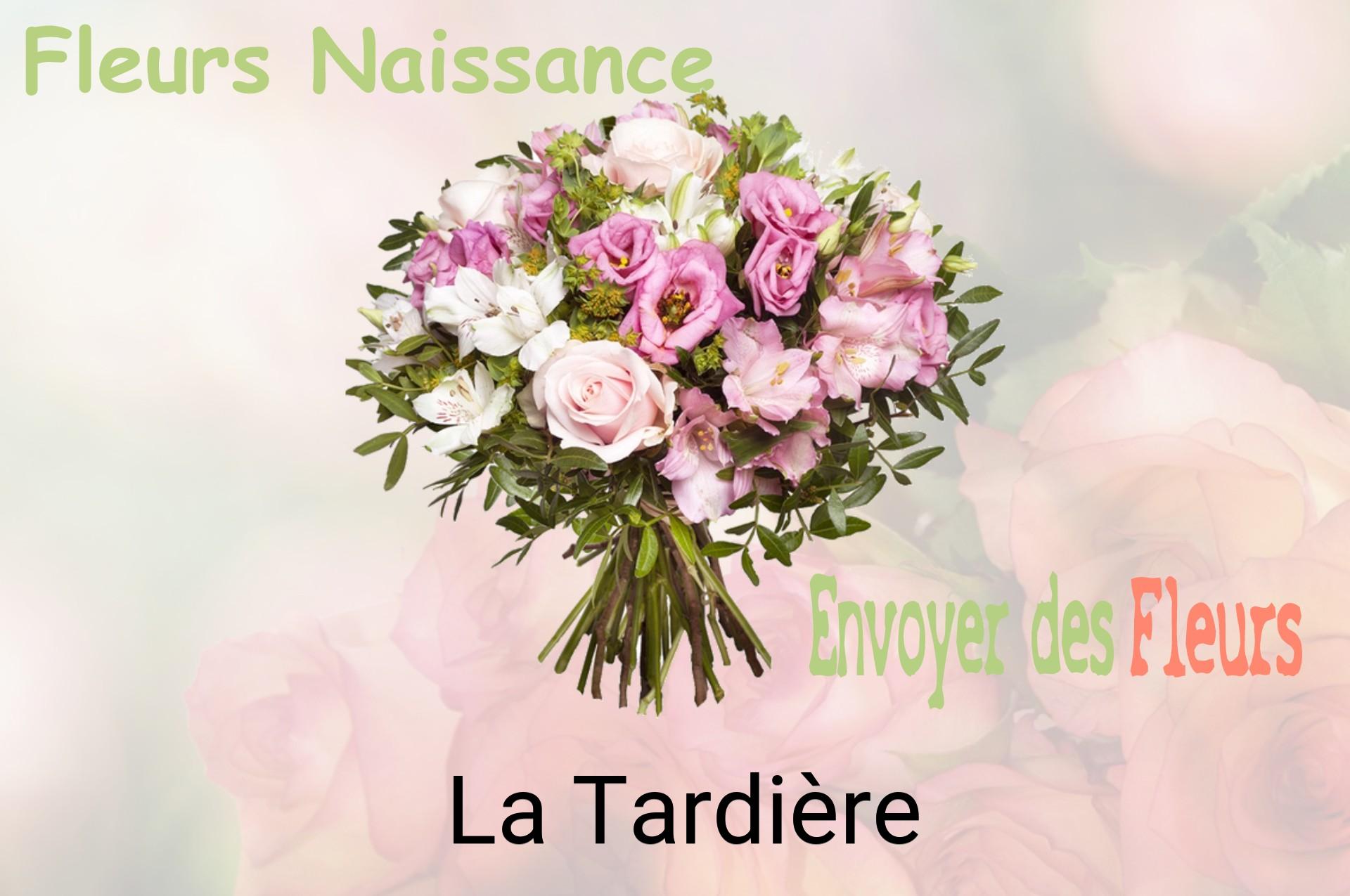Bouquet de fleurs de naissance livré à La Tardière